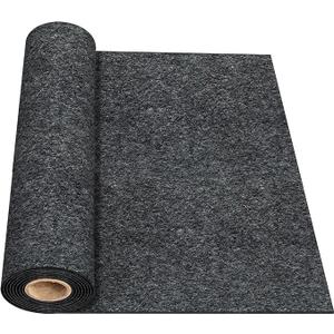 Garage Mats Oversize Garage Floor Paking Mat for Under Car, 8.8 x 22 Ft Non-Slip Gray Garage Flooring Carpets, Absorbent Oil Garage Parking Mat, Waterproof Mats