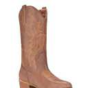 IUV Cowboy Boots For Women Western Boots Cowgirl Boots Pull On Pointy Toe Mid Calf Boots 8