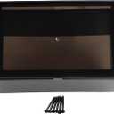 Black Plastic Marine Splash Cover Double Din Cover Stereo For Harley Electra Glide Road King Honda Suzuki Y-amaha Batwing fairing