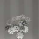 Cookie Press Kit Biscuit Machine Making Cake Decorating Tools, Stainless Steel Material, 20 Flowers for Cookie Modelling, Easy Operation for Homemade Treats