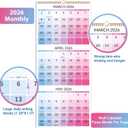 3 x 2026 Wall Calendar - 3 Month Wall Calendar 2026 Vertical, Dec. 2025 - Jan. 2027, 11.3" x 26", Calendar 2026, Lay - Flat, Holidays, Blocks