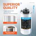 [UL Certified] BlueStars 45+5 uF 45/5 MFD 370V or 440V AC Dual Circular Run Start Capacitor CBB65 50/60 Hz - Fit Air Conditioner Motor Run or Fan Start or Condenser Straight, Replace 97F9895 Z97F995