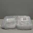 Dart Solo Dart 8" x 8"x 3" Clear Plastic Hinged Food Take-Out Container 1-Compartment (Pack of 25)