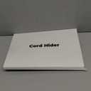 113.4in Cord Hider Kit, Cord Covers for 2-4 Wires on Wall, Self-Adhesive Cable Hider Wire Covers for Cords on Wall, Easy Set-up Cord Hider for Walls Mount Tv, Cable Cover Raceway, W0.95 H0.55in, Black