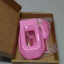 Hood Latch Lock Catch Brackets Cover for 2018-2024 Jeep Wrangler JL JLU Unlimited Sports Freedom Sahara Rubicon Gladiator JT 2-Door & 4-Door Exterior Accessories Decoration (Pink 2PCS)