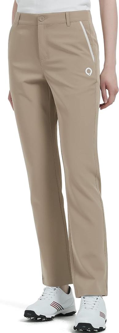 Bakery Women's Golf Pants Stretch with Pockets Quick Dry Lightweight Dress Work Pants 12