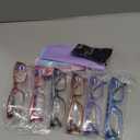 Gaoye Reading Glasses for Women, 6 pack Fashion Readers for Women Spring Hinge Eye Glasses, Blue Light Reading Glasses (*C1 Mix Color, +2.0)