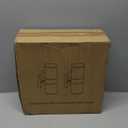 Modern Outdoor Wall Light with Dusk to Dawn Sensor, Exterior Light Fixture Wall Mount Waterproof Anti-Rust Cylinder, Up and Down 2 Lights Black Sconces for Porch Patio House Outside Entryway, 2-Pack