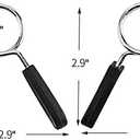 Barbell Clamps Dumbbell Spring Clip Circlip Collars 1 Inch Weight Bars Clips Fitness Weightlifting Lock Buckle 1 Inch for Standard Bar Barbell Strength Training Gym Accessory