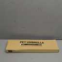 Dog Umbrella for Small Dogs Clear Walking Umbrella with Adjustable Leash