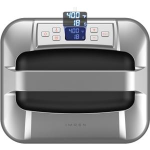 IMREN Heat Press Machine, 12" x 10" Portable Heat Press for T Shirts and Hoodies,Heat Transfer for Sublimation,Vinyl,Heat Transfer Project, Heat Press Machine Up to 410(210 C) - Black