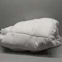 Queen Size Quilted Fitted Mattress Pad Cover with Deep Pocket Fitted 8" - 21", Ultra Soft and Comfortable, Breathable (White, Queen)