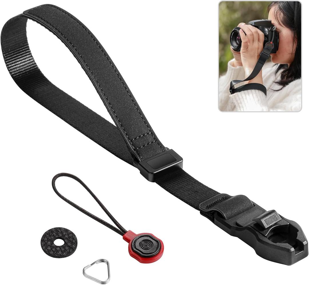 Quick Release Camera Wrist Strap  Compatible for Peak Design Buckle 0.78 inch Wide 198lbs Load Capacity Compatible with SLR Camcorders Telescopes & More