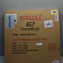 FrameWorks 24" Deluxe Contemporary Silver Circular Aluminum Mirror