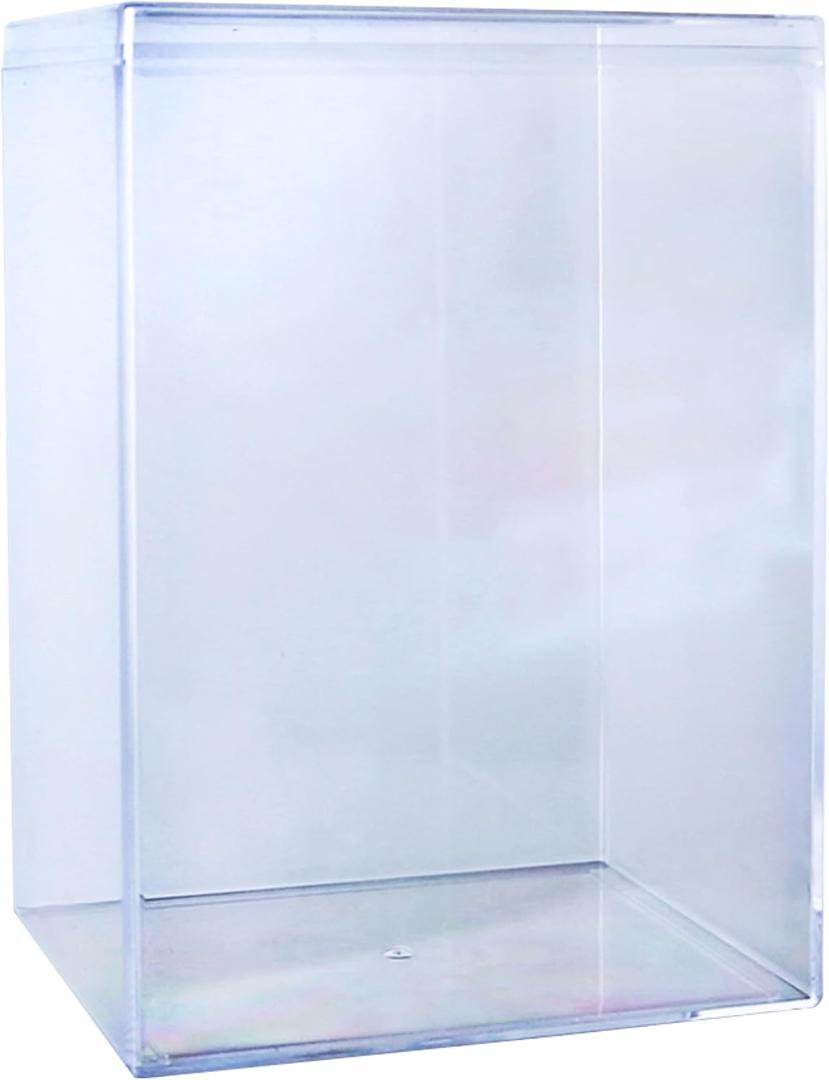 8-Pack Clear Hard Plastic Funko Pop Protector Display Cases for 4" Figures, Stackable Display Cases, Made in USA by Gary Plastic Packaging