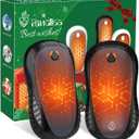 Hand Warmers Rechargeable 2 Pack, 2024 Upgraded Electric Portable Hand Warmers 6000mAh Electric Portable Pocket Heater with 3 Levels Warmth, Gift for Women Men (Gray)