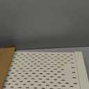 UAK 67L Plastic Laundry Basket with Wheels & Handle, Heavy Duty Foldable Laundry Hamper  Easy Clean Waterproof Rolling Organizer for Bathroom & Laundry Room, Ivory