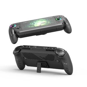 JDDWIN Protective Case for ASUS Rog Xbox Ally X & Rog Xbox Ally 2025, TPU Cover with Kickstand for Rog Xbox Ally Gaming Handheld Cover Case Accessories, Anti-Collision,Non-Slip,Anti-Scratch Design (black)