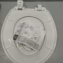 Little2Big Toilet Seat with Built-In Potty Training Seat, Slow Close, Durable Plastic, Made in USA, ROUND, White