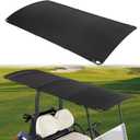 KEMIMOTO Canvas Golf Cart Sun Top, 85" Extended Golf Cart Roof, Mounting Brackets Included, Compatible with Club Car Precedent Onward Tempo