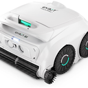 WYBOT B1 Wireless Pool Robot, Clean Bottom and Walls 120 Min Autonomy for Pools, Lightweight Intelligent Cleaning Robot with App, Two Side Brushes, White-Green