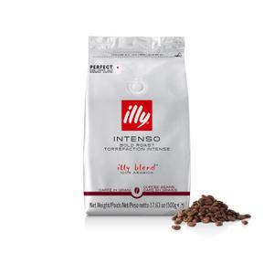 illy Whole Bean Coffee - Perfectly Roasted – Intenso Dark Roast - Warm Notes of Cocoa & Dried Fruit – Full-Bodied - 100% Arabica Beans - No Preservatives – 17.6 Ounce (EXP 05/05/27)