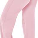 Ieumaz Women Straight Leggings Bottoms High Waist Gym Workout Leggings Stretch Casual Wide Leg Yoga Pants,  31.5" Inseam, Large 