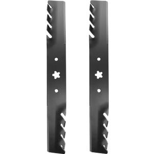 Mulching Blade 38 '' Fit for Craftsman/AYP/Poulan 12784, 127842,134148, 138497, 138970, 139774, 193957, for Husqvarna 38 '' mower blade 532127842, 532134148 LT1238, LT1538, Mower Blades 2Pack