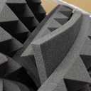 24 Pack 2” Thick Pyramid Acoustic Foam, Sound Proof Foam Panels for Walls