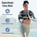 15lb Zeerun Weighted Vest for Women & Men with Reflective Stripe and Adjustable Buckle, Comfortable & Durable Rucking Vest for Walking, Running & Strength Training