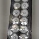 Blue Submersible Led Lights, Waterproof Tea Lights Mini Led Light 100H Battery Operated Underwater Lights for Vase Lantern Table Centerpieces Wedding Party Halloween Christmas Decor (12 Pack)