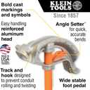 Klein Tools 51607 Aluminum Conduit Bender Full Assembly, 3/4-Inch EMT, 1/2-Inch Rigid, Wide Foot Pedal, Benchmark Symbols and Angle Setter, One Size