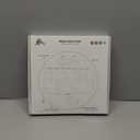 Digital Wall Clock with Large LED Display, Date, Temperature, Auto-Brightness | Small [PLUG-IN] Clock | Modern Electric Wall Clock for Bedroom, Classroom, Living Room, Home, Office, Farmhouse - Blue