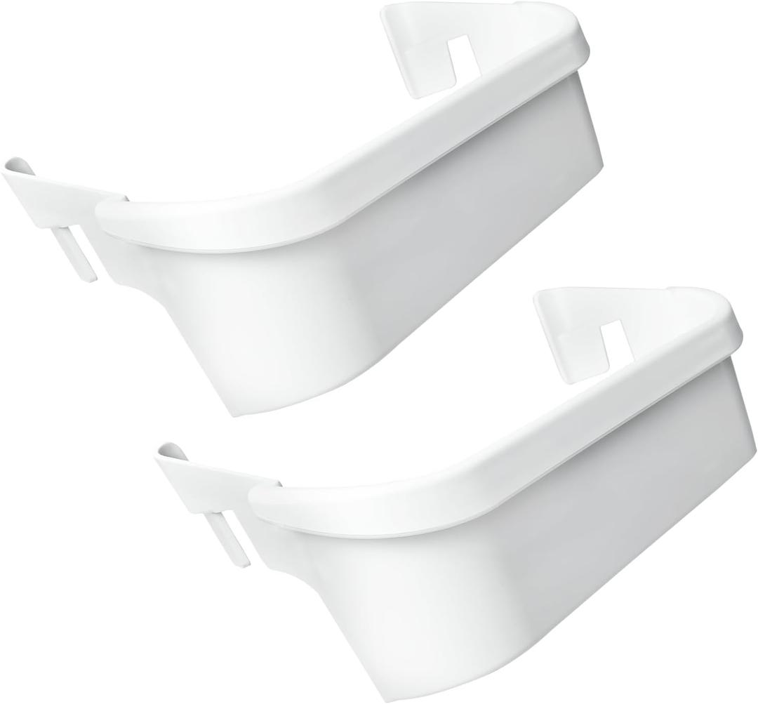 UPGRADED 2 PACK 240351601 Refrigerator Freezer Door Bin Compatible with Frigidaire Kenmore Door Shelf Replace 240351600, 240351607