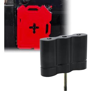 RULLINE Rotopax RX-EXT Pack Mount Extension Compatible with 1.75 Gallon Fuel Packs, Black (4"x2.5"x1")