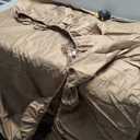 LANE LINEN 100% Organic Cotton Fitted Sheet Queen (+Pillowcases), Soft & Comfy Breathable Naturally Cooling Low Pill Oeko Tex Certified Fitted Sheet Queen Deep Pocket 15" - Taupe