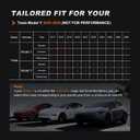 AOMSAZTO Car Seat Cover for Tesla Model Y 2020 2021 2022 2023 2024 2025 2026 5 Seats (Not for Performance) - Full Set Customized White Seat Covers (with Armrest Cover)
