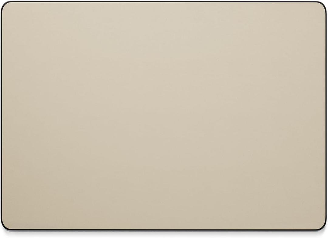 Jotsome Leather Desk Mat, Non-Slip Desk Blotter Pad - Desk Protector for Office, Home, Lap Desk, Laptop, and Desktop, Gift for The Holidays (Beige, 17" x 12")