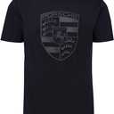 Porsche Black Crest Men's T-Shirt (Medium)