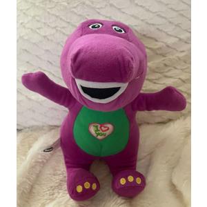 Generic Barney Toys Singing Friend Barney Stuffed Animals Dinosaur Barney Singing I Love You Children's Plush Puppet Toy （15in）
