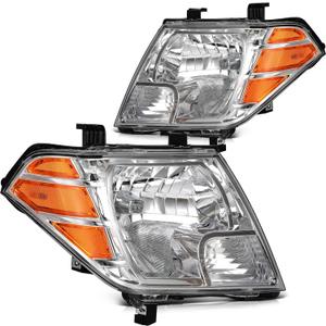 ECCPP Headlight Assembly Replacement Fit For Nissan Frontier 2009-2019 Driver and Passenger Side Headlamps