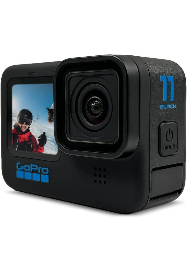 GoPro HERO11 Black - Waterproof Action Camera with 5.3K60 Ultra HD Video, 27MP Photos, 1/1.9" Image Sensor, Live Streaming, Webcam, Stabilization ( No Charging)