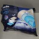 Derila King Size Neck Pillow for Sleeping, Ergonomic & Cervical Pillow for Neck Support & Relief, Memory Foam Side Sleeper Pillows, Bed Contour Pillows for Back, Stomach Sleepers (King Size (23.6" x 13.4" x 4.3"), 1 Pillow_white)