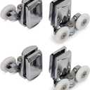 Stainless Steel Shower Door Wheels 23mm Shower Door Rollers (2top +2bottom)