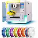 AOSEED 3D Printer for Kids & Beginners, AI-Powered Toy Maker with Leveling-Free Design, 400mm/s Speed, 17+ Design Modules, 8 PLA Filaments, Enclosed Mini 3D Printer for Home & School, X-Maker AI+