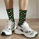 St Patricks Day Socks for Women Men, Novelty Clovers Socks Gifts for St.patrick's Day Decor