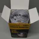 Navona 20Ft x 4 Inch Heavy Duty Hook and Loop Tape with Adhesive, Carpet Anti Slip Rug Gripper, Couch Cushion Grip, Hook and Loop Strips for Home, Office, DIY and Car -Black