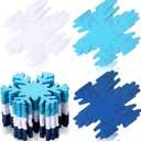 Kisston 360 Pcs Snowflake Cutouts Paper 3.9 Inch Winter Snowflake Shape Die Cuts Paper for DIY Projects Craft Classroom Bulletin Board Decor(White, Blue, Dark Blue,Classic Style)