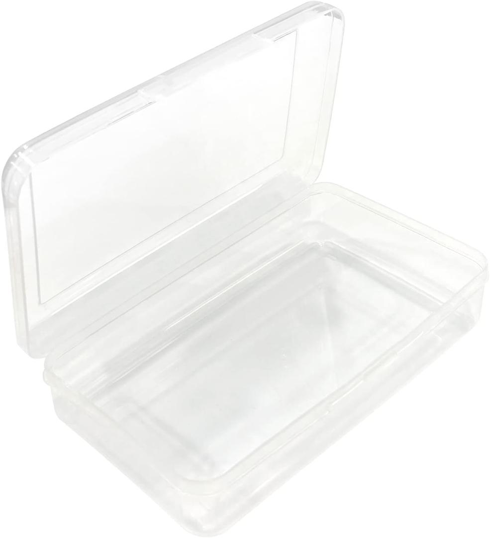 Large Capacity Clear Pencil Case, Plastic Pencil Boxes Stackable Design, Supply Boxes for Kids Boys School Classroom, 1 Pack