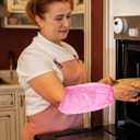 Zerodeko Waterproof Cleaning Oversleeve 6 Pairs Elastic Oilproof Arm Sleeve Protector for Kitchen Household Use 14.96X4.72In Reusable Sleeve Protectors for Women and Men